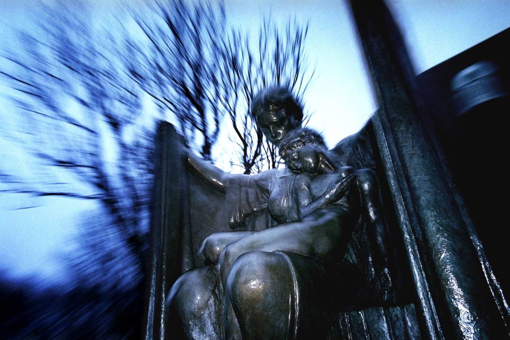Travel Photography, Sculpture by Icelanidc artist Einar Jónsson, Reykjavík