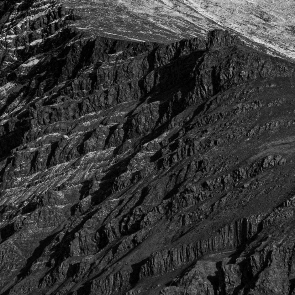 Travel Photography, Texture Study, Skalafjall. Iceland