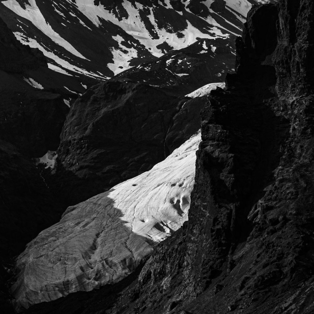 Travel Photography, Texture Study, Glacier, South iceland